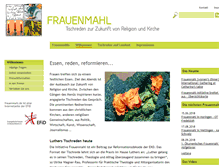 Tablet Screenshot of frauenmahl.de